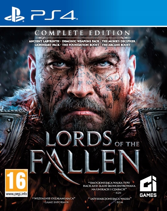 

Lords Of The Fallen Complete Edition Pl PS4