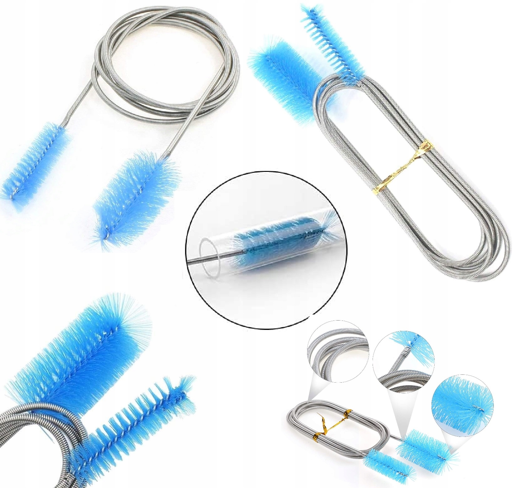 Levně Čistič Kartáč Čištění Trubky Hadicí Akvária