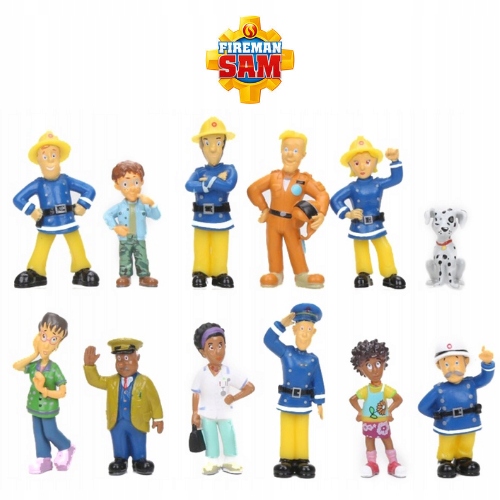 12 db-os TŰZOLTÓ FIGURA SAM nagy szett EREDETI