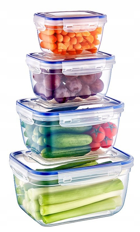 Zestaw pojemników obiadowych na żywność komplet EAN (GTIN) 8696287301477