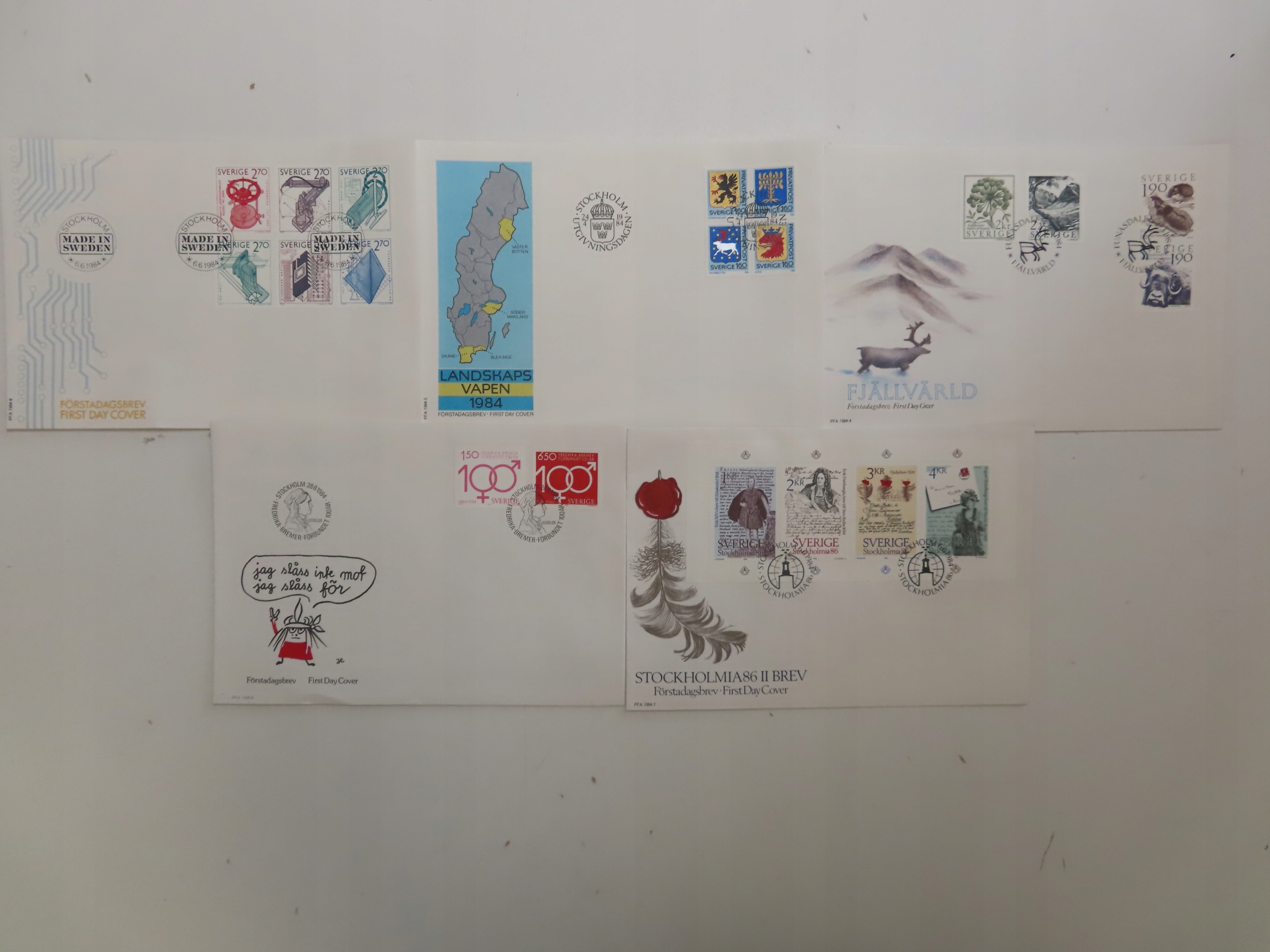 FDC Szwecja kas. B9532