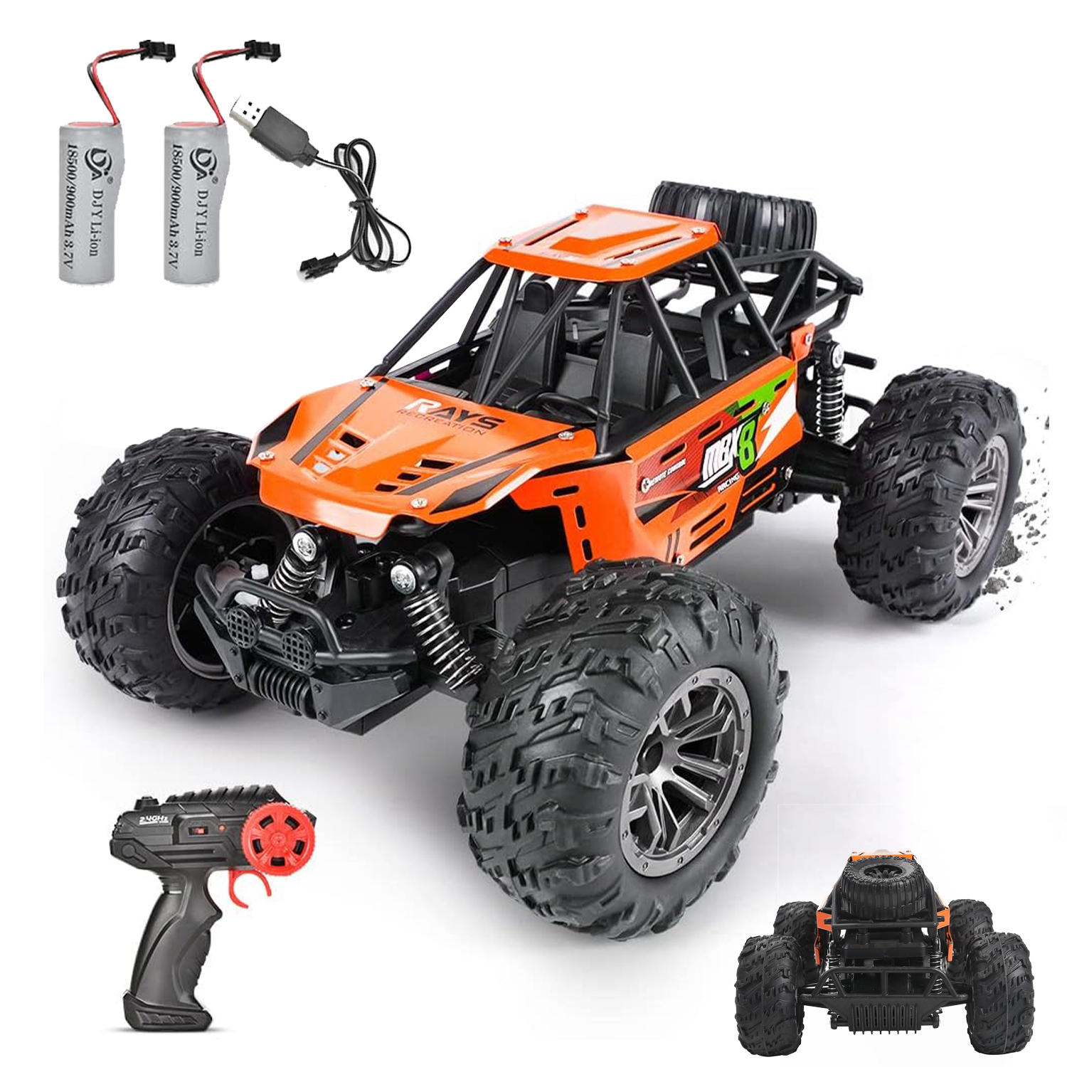 Rc Auto Rock Crawler 4x4 Terénní Auto 1:16 Na Dálkové Ovládání 2 Akumulátor