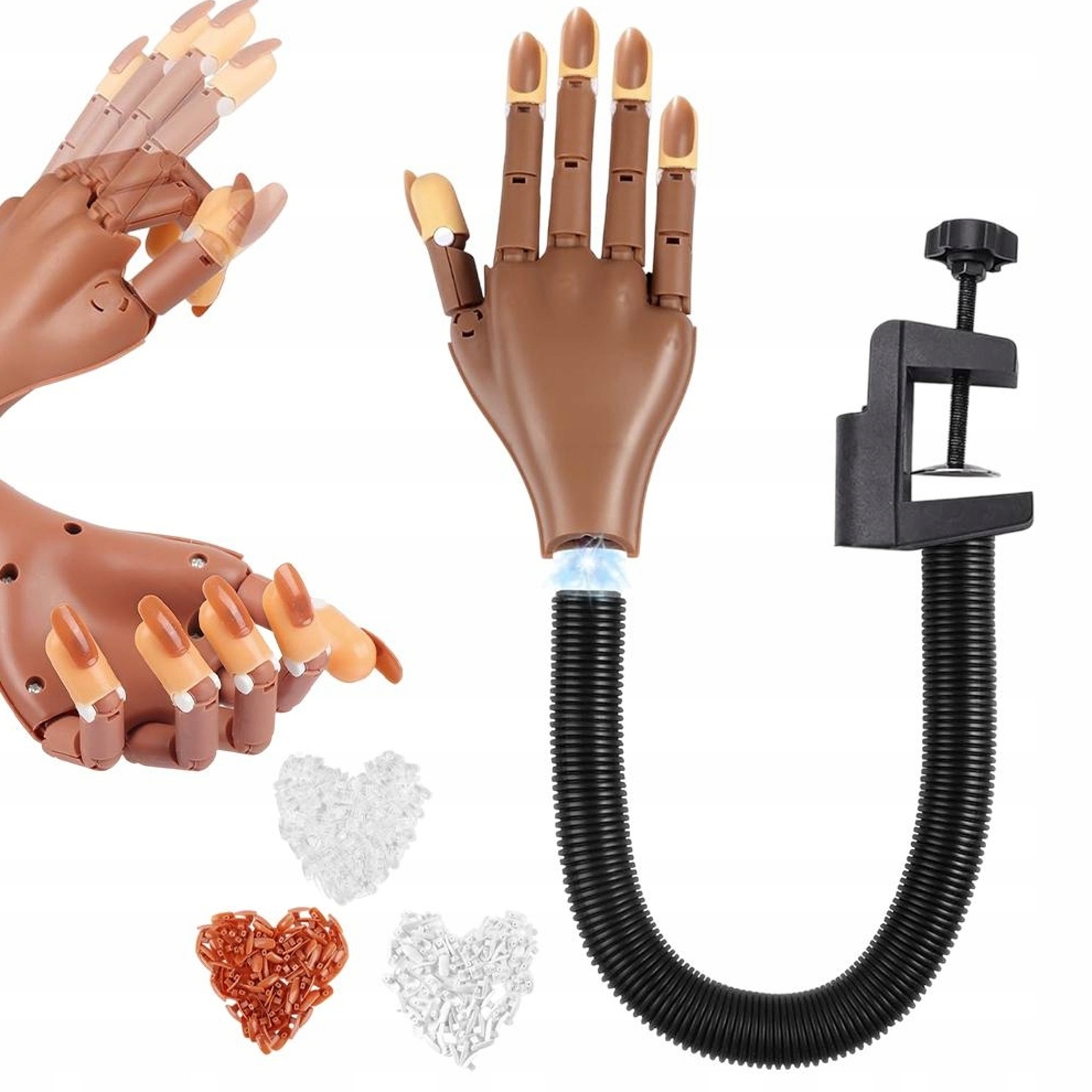 Ruka Pro Cvičení Nehtů, Manikúra, Tréninková Sada 300 Hrotů