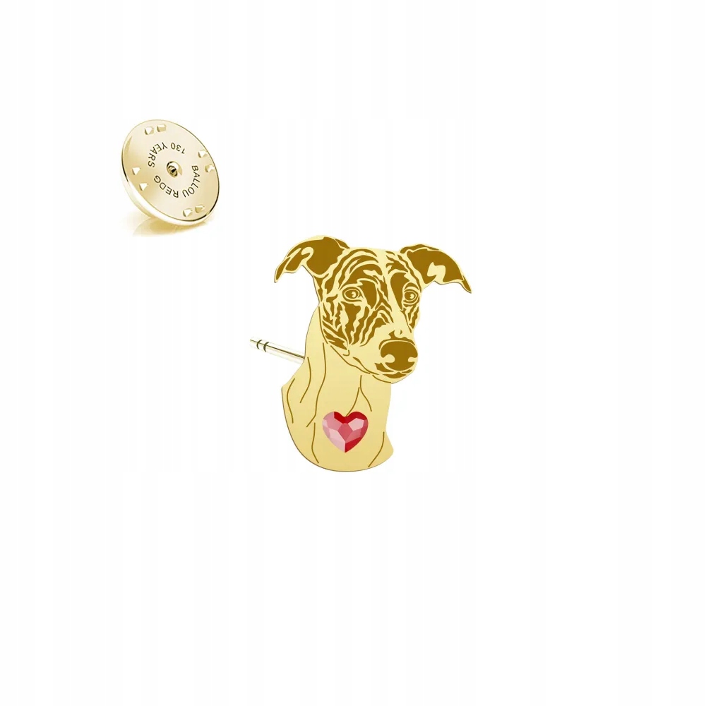 Odznak s maďarským chrtem 925 Šperky Dárek Dedikace Bonus