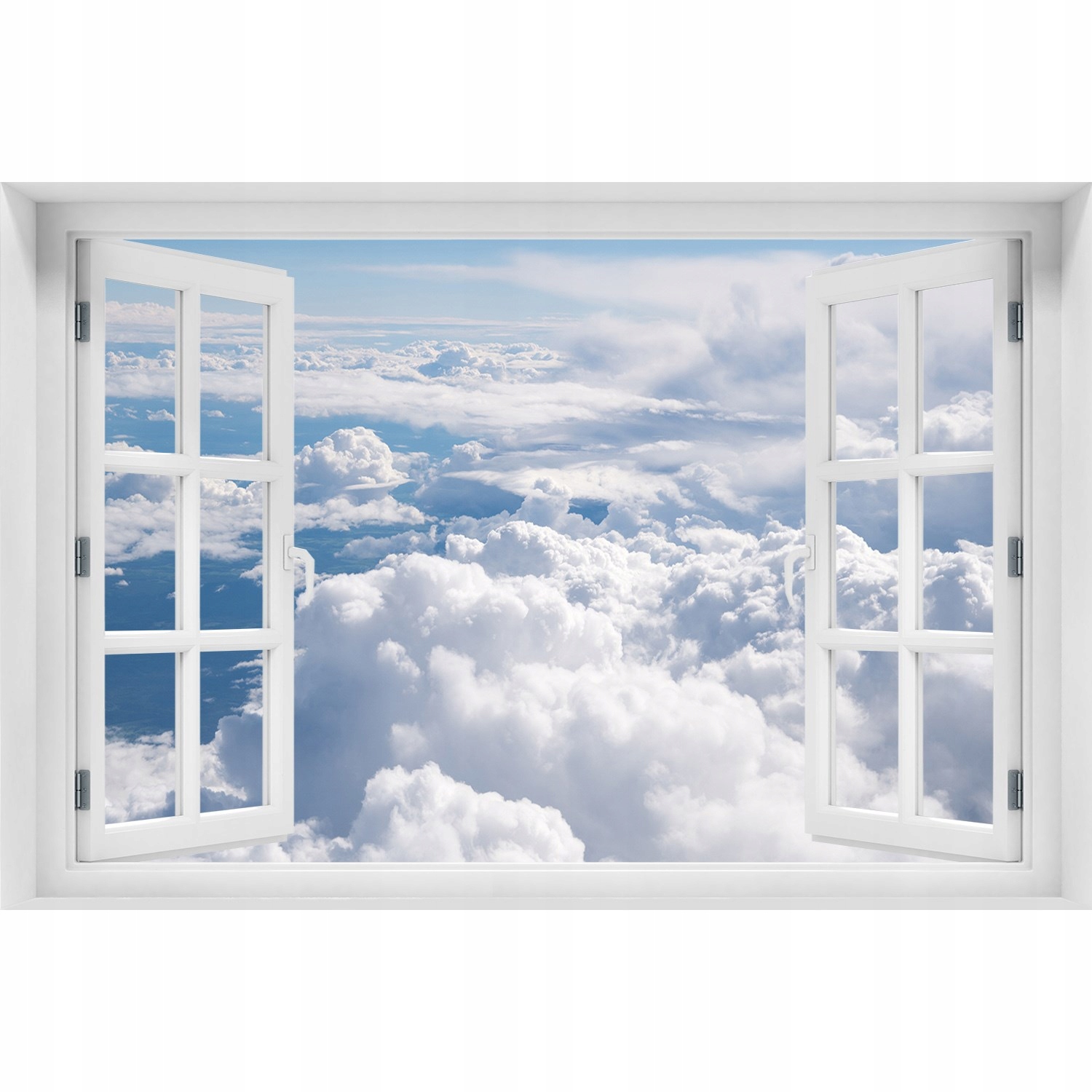 

3D Okno Naklejka na ścianę Widok z samolotu 120x80