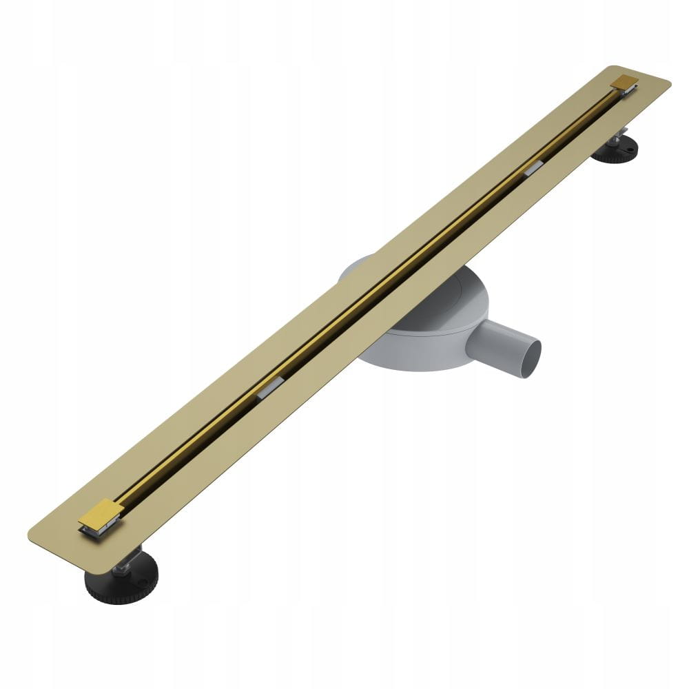 Proline 90 cm zlatý lineárny odtok pod dosku z ocele Gamma