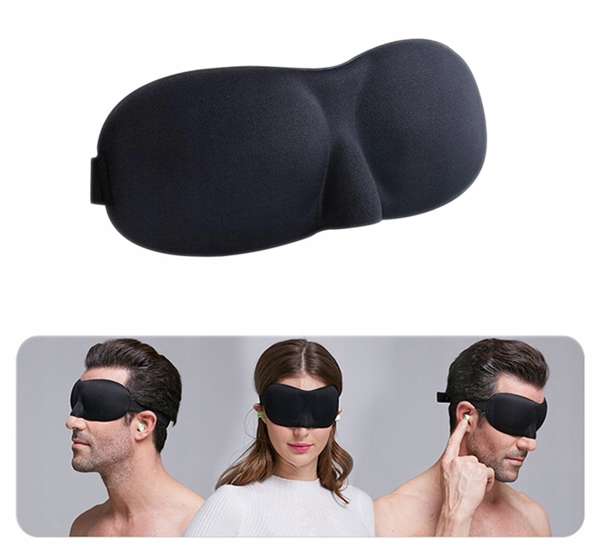 MASKA MASKY NA SPANÍ NA SPANÍ 3D ZATEMŇOVACÍ MASKA REGULACE Značka Przydasie.pl