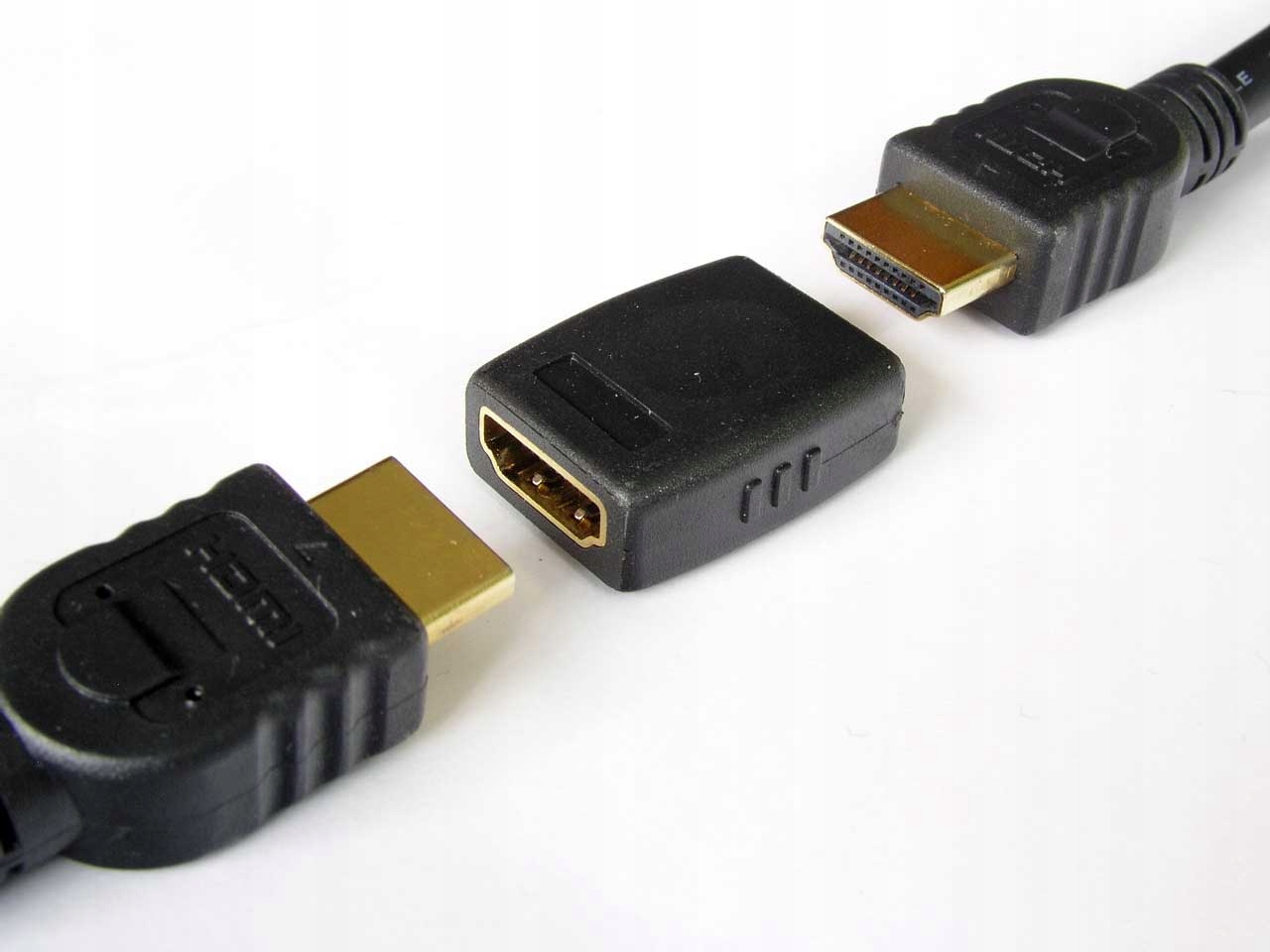Łącznik Adapter Beczka Połączenia Dwóch Kabli HDMI Marka Cabletech