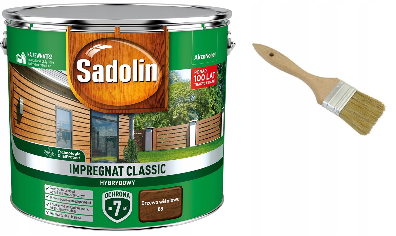 

Sadolin Classic- drzewo wiśniowe, 9l Pędzel
