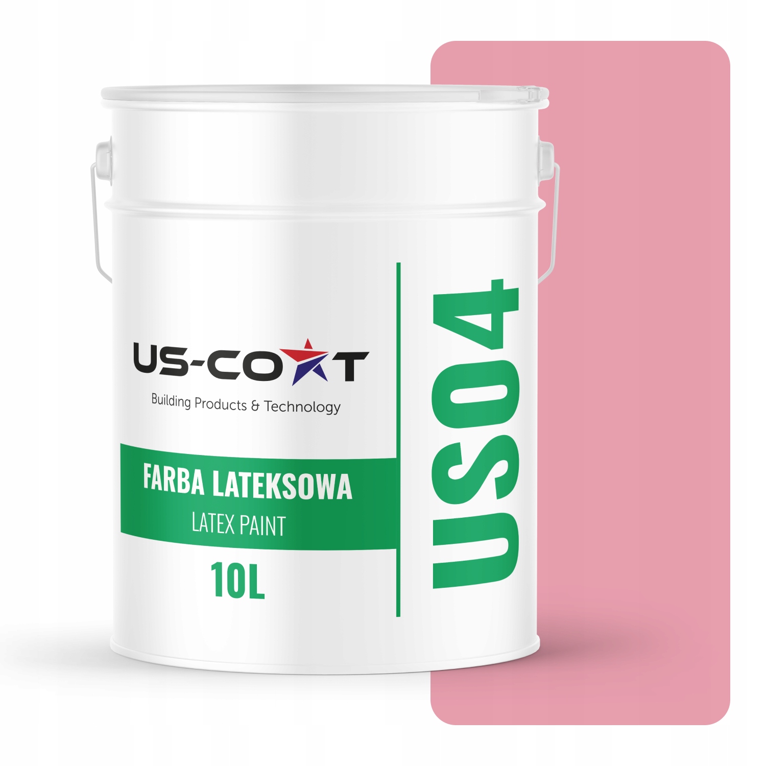 Latexová Farba Na Stenu Ružová H3445 10L Hlboká Matná Na Steny Stropov