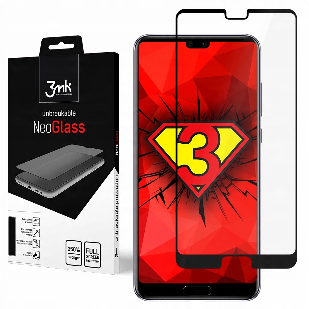 

Szkło Kompozytowe - najtrwalsze 3mk Neo Huawei P20