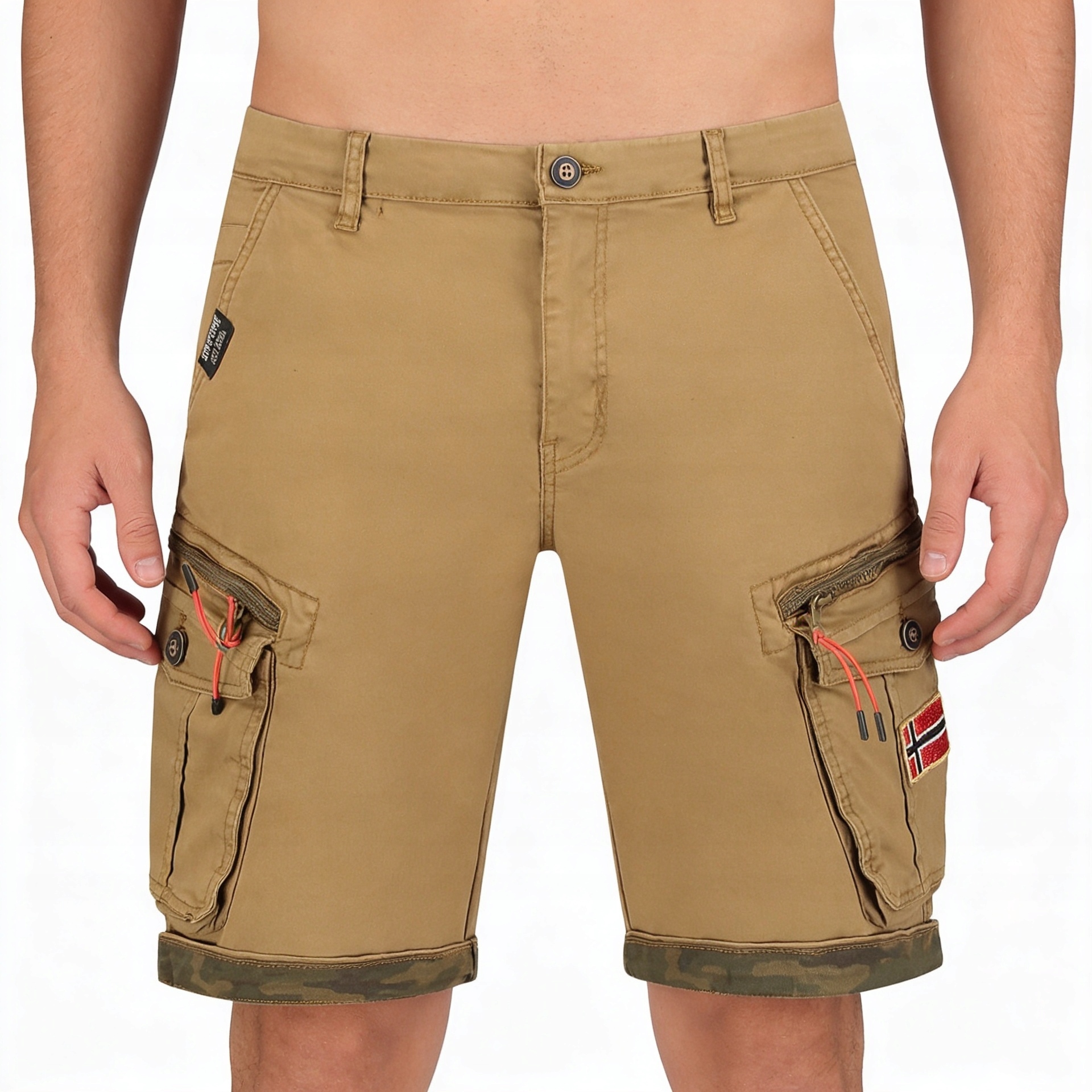 Kraťasy Geo Norway před kolena, bavlněné, pohodlné na léto do hor