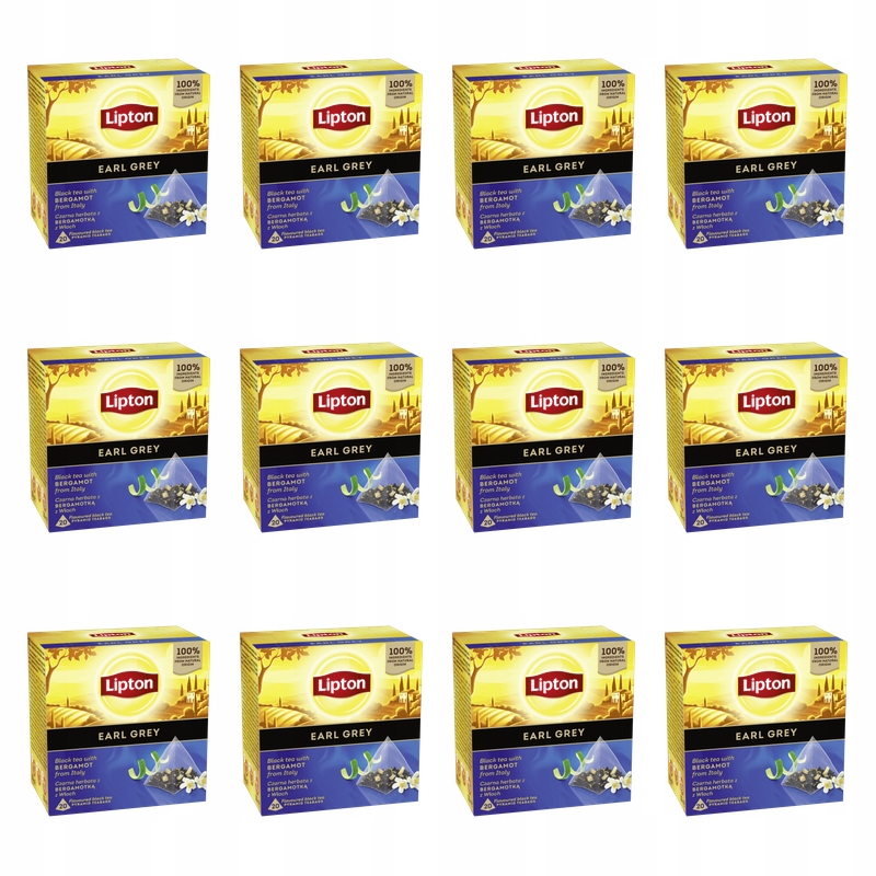 Lipton Piramidki Earl Grey 20TB X12