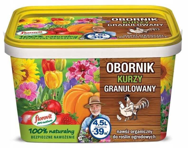 

Nawóz Pro Natura Obornik Kurzy 4,5L Florovit