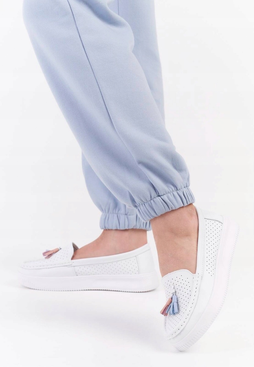 MOKASYNY PÓŁBUTY NA PLATFORMIE DAMSKIE KOLOROWE FRĘDZLE SERGIO LEONE 39 Marka Sergio Leone