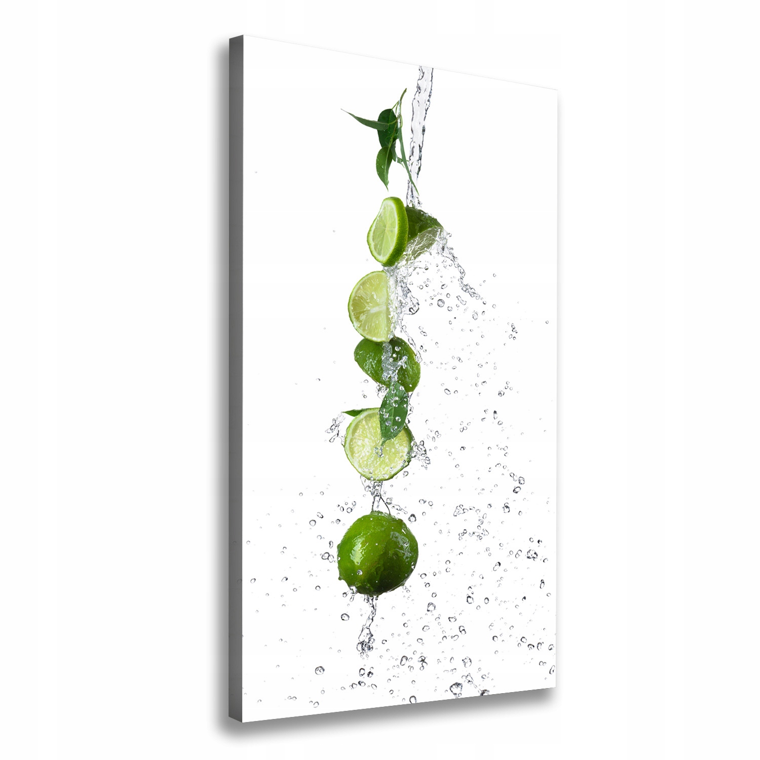 

Nowoczesny obraz canvas na ramie Limonki 50x100 cm