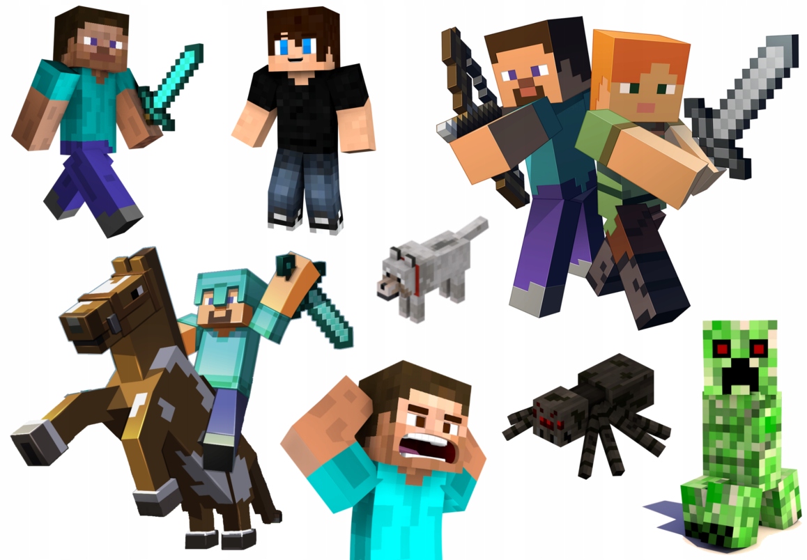 

Tatuaże Tymczasowe Dla Dzieci Minecraft
