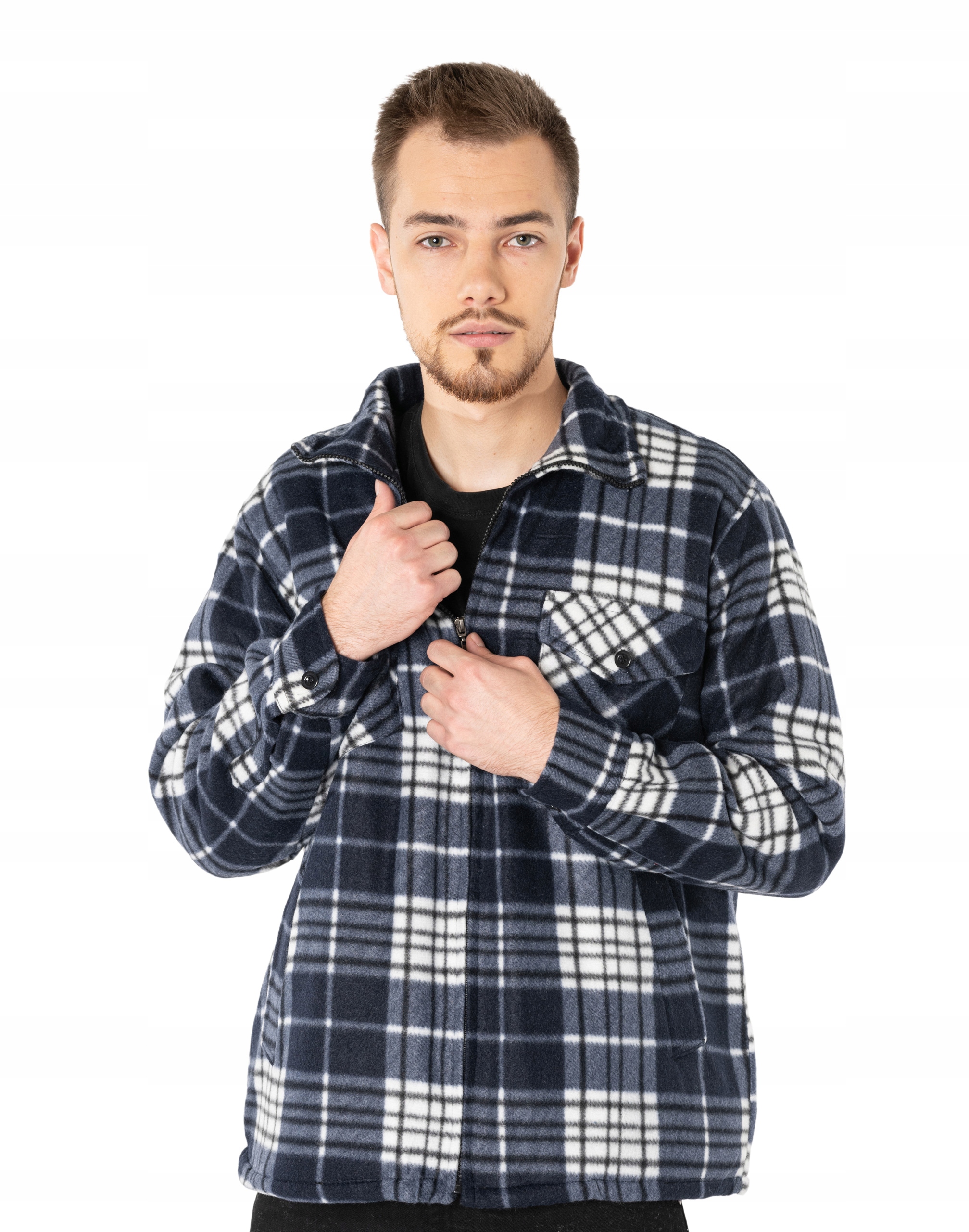 

Koszula Polarowa Ocieplana Futerkiem K03-05 3XL