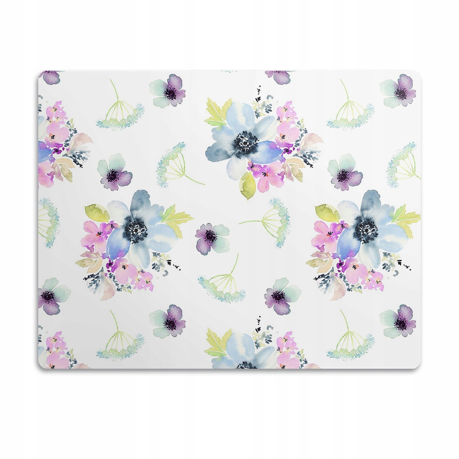 Levně Ochranná podložka pod misky Barevné květy 90x60 cm