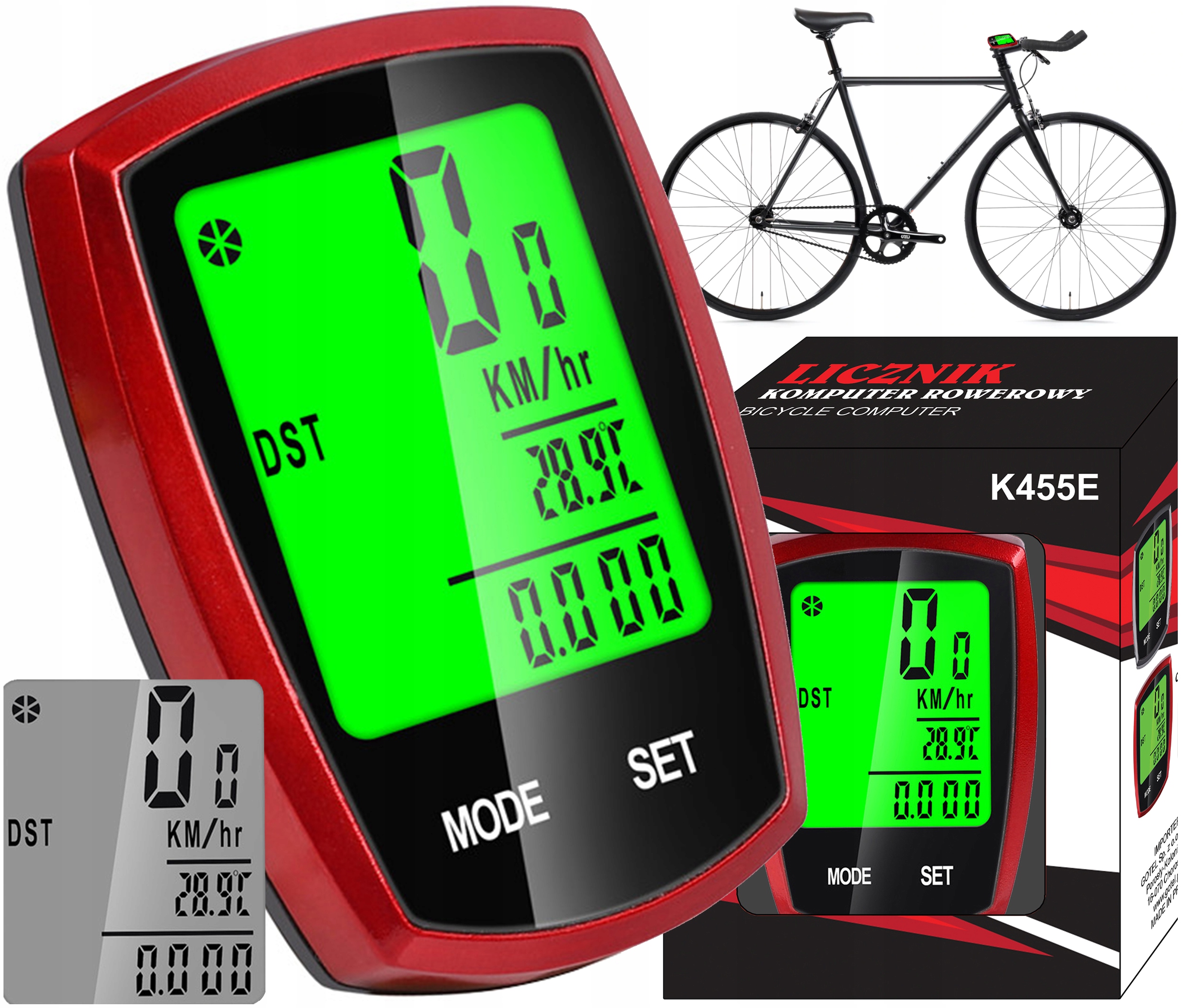 

Licznik Rowerowy Bezprzewodowy Wyświetlacz LCD
