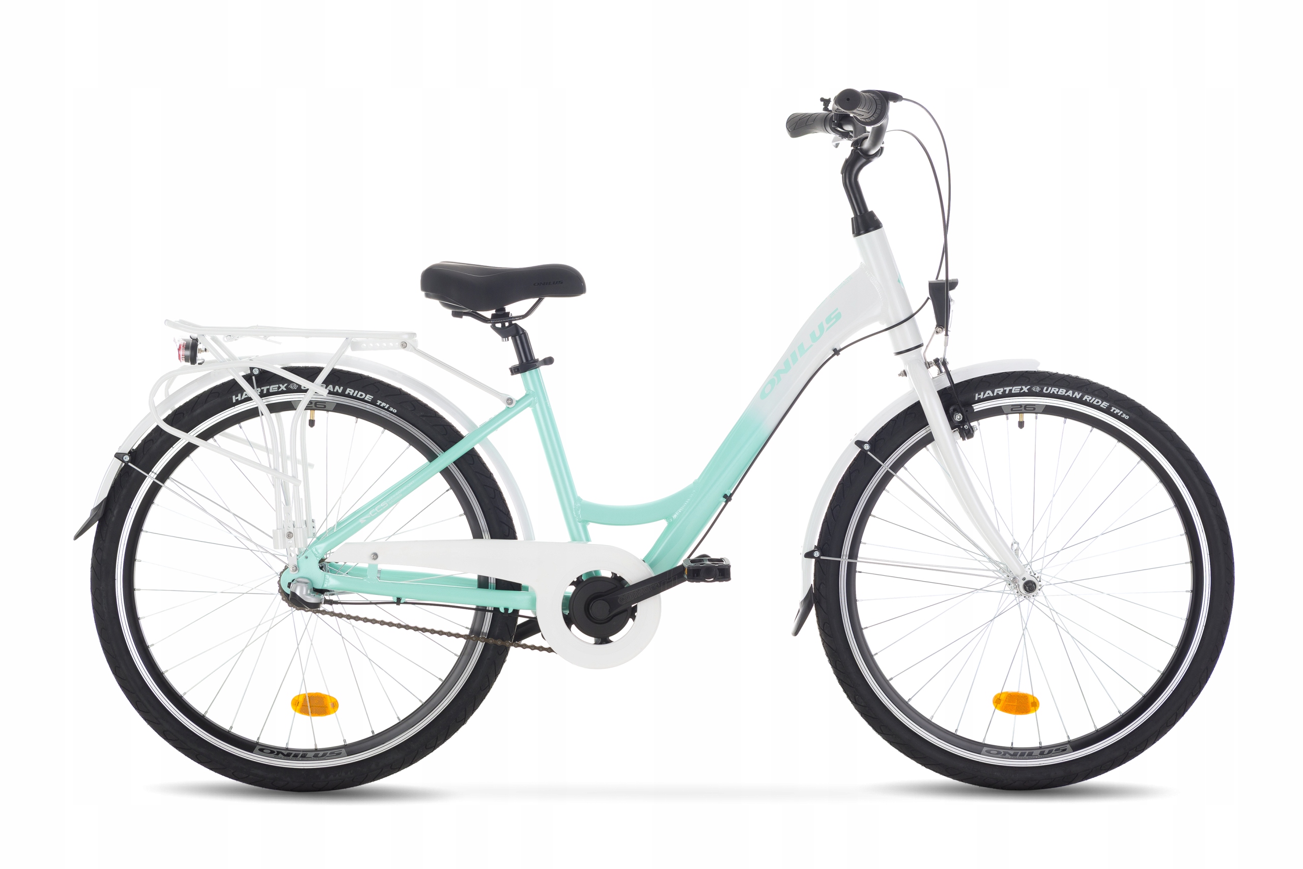 Rower Onilus 26" Classic 15" Biały-mięta 2026