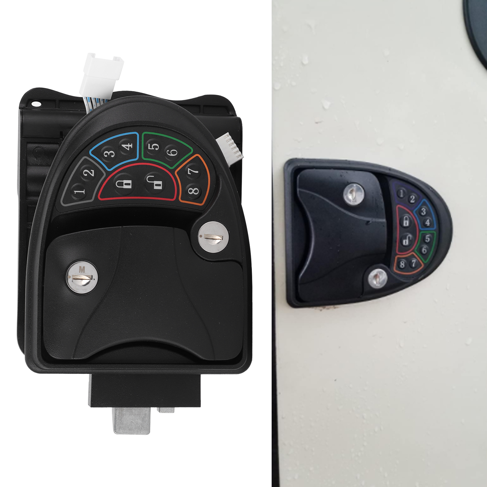 ZAMEK DRZWI WEJŚCIOWYCH ZAMEK CYFROWY PILOT Marka bez marki