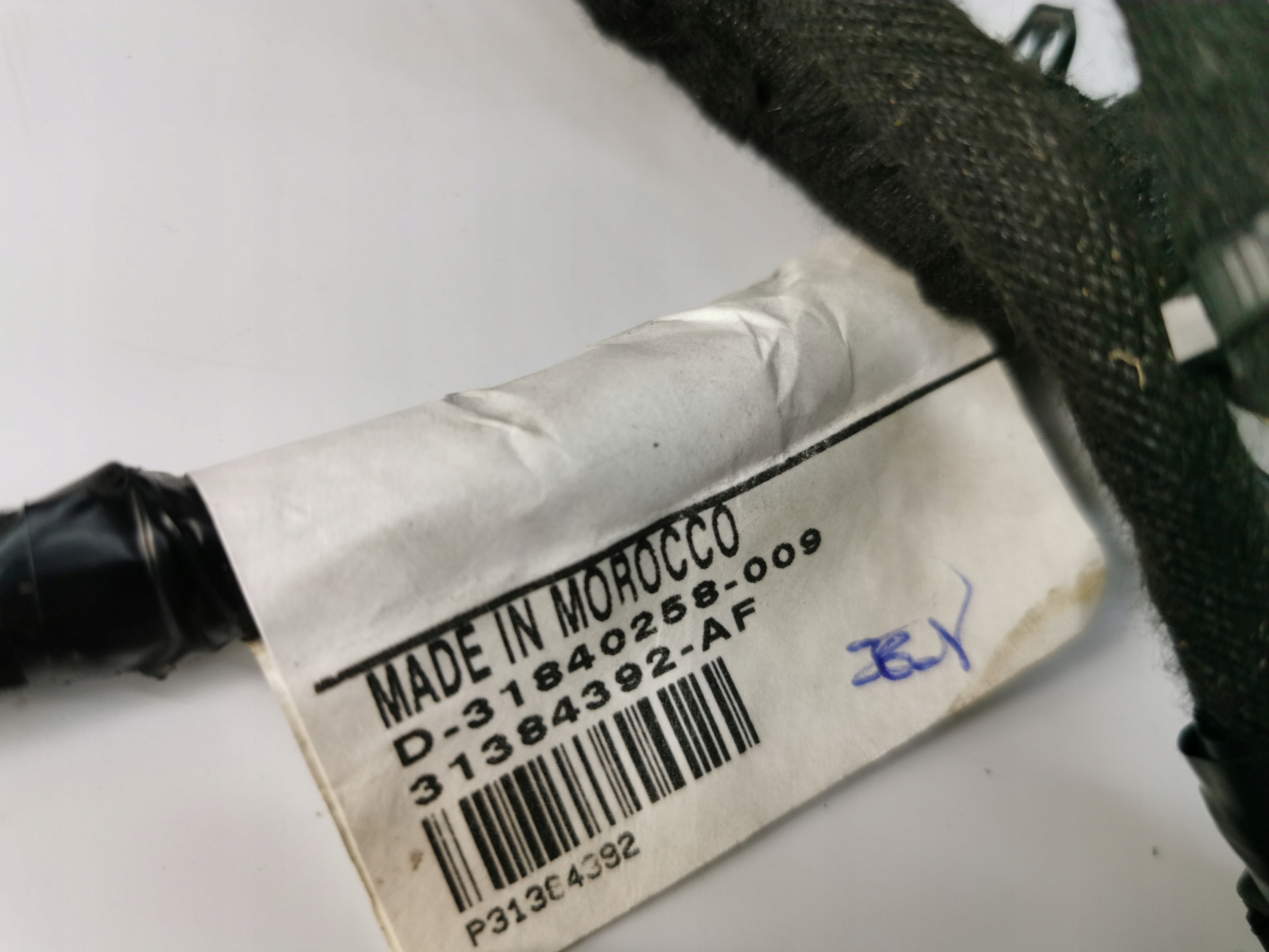 bundle wiring bonnet electrical VOLVO XC90 31384392