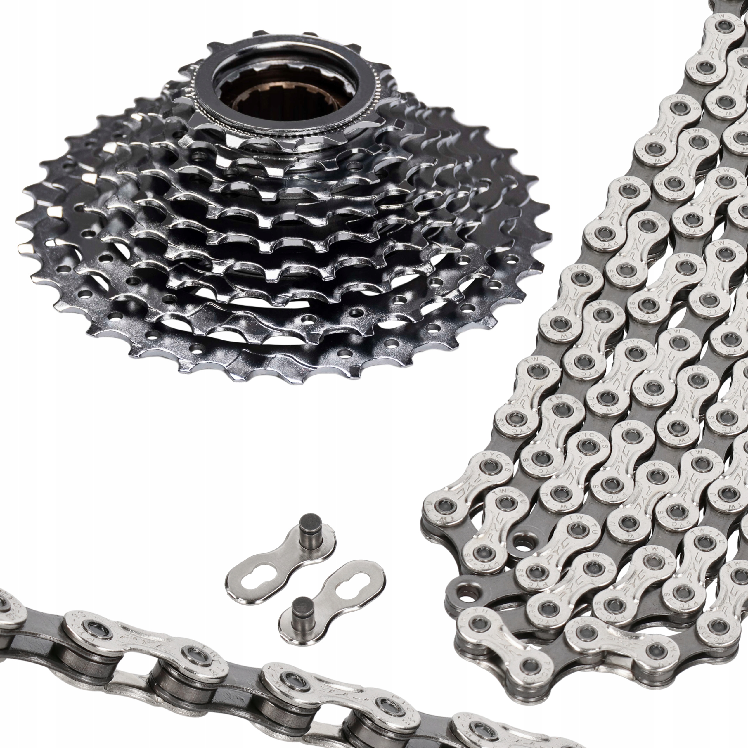 Komplet Wolnobieg Ata 9-rzędowy Index 13-32T Łańcuch Pyc E-bike Zestaw