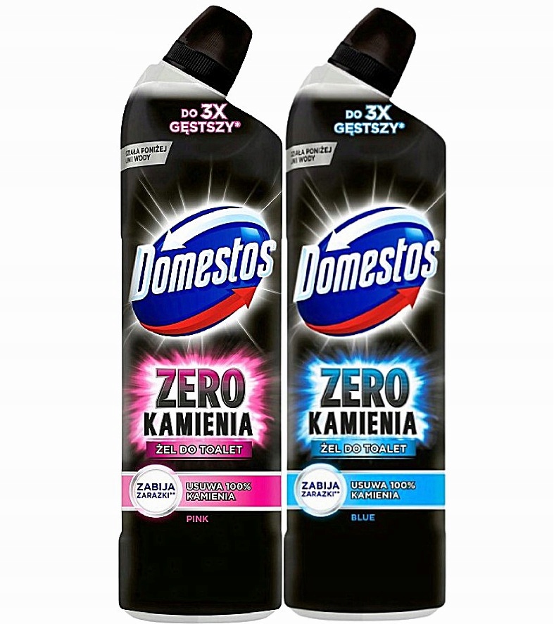 

Domestos Zero Kamienia żel do Wc zestaw 2x 750ml