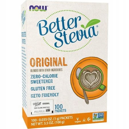 Now Foods Better Stevia Original Stevia Přírodní sladidlo (100...