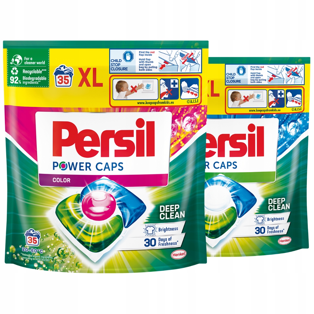 Levně Persil Power Caps Kapsle na praní Sada MIX 70 ks