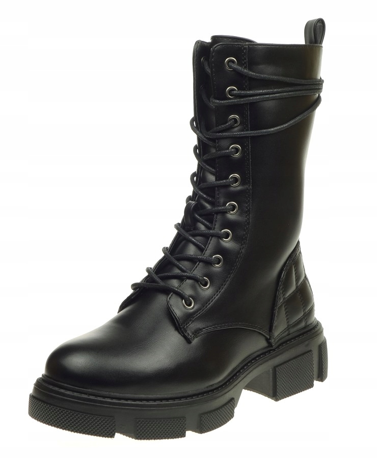 Vysoké dámské zimní boty Wojtyłko 24037C na silné podrážce Kanady 36