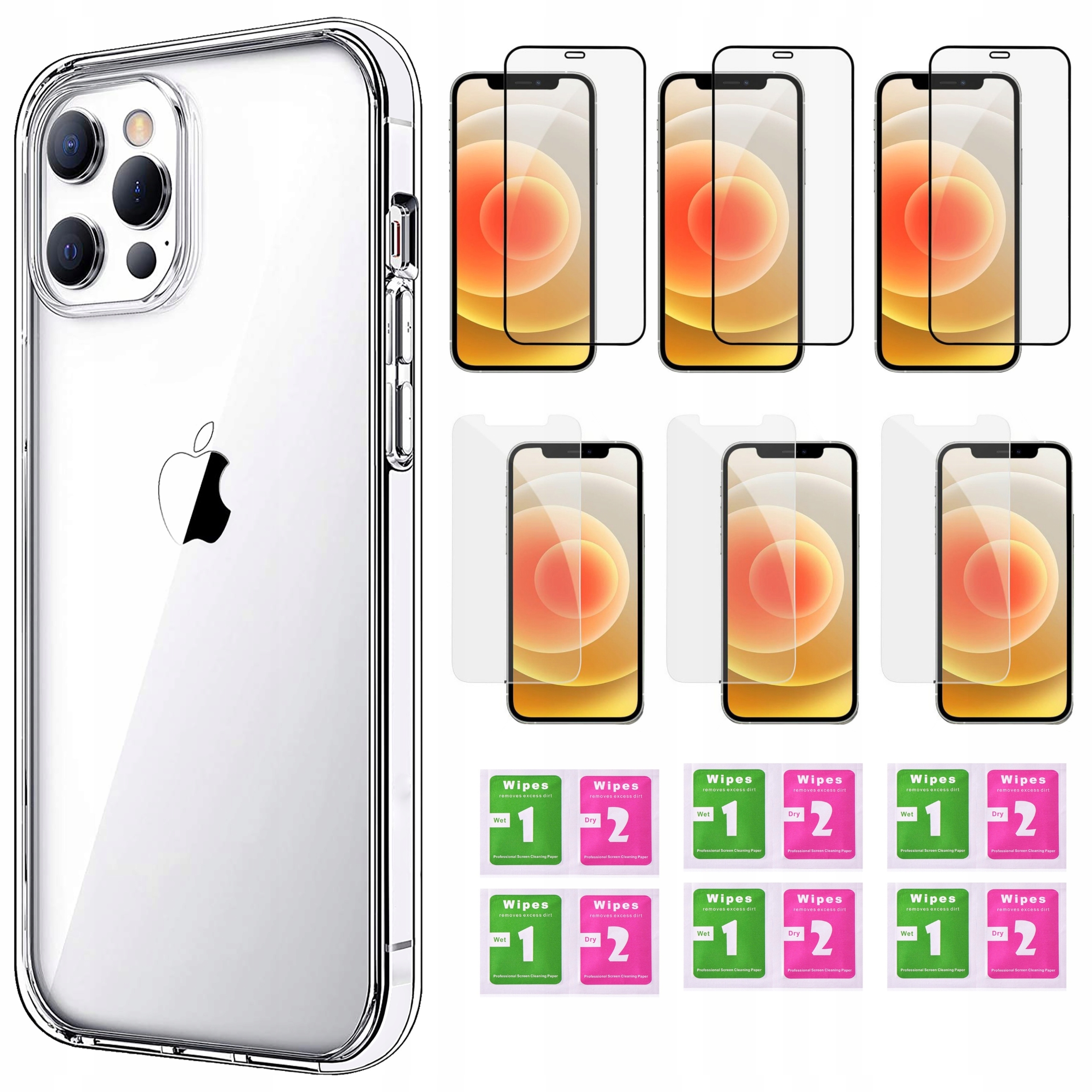 

Etui do iPhone 12 Pro Case Przezroczyste 6xSZKŁO