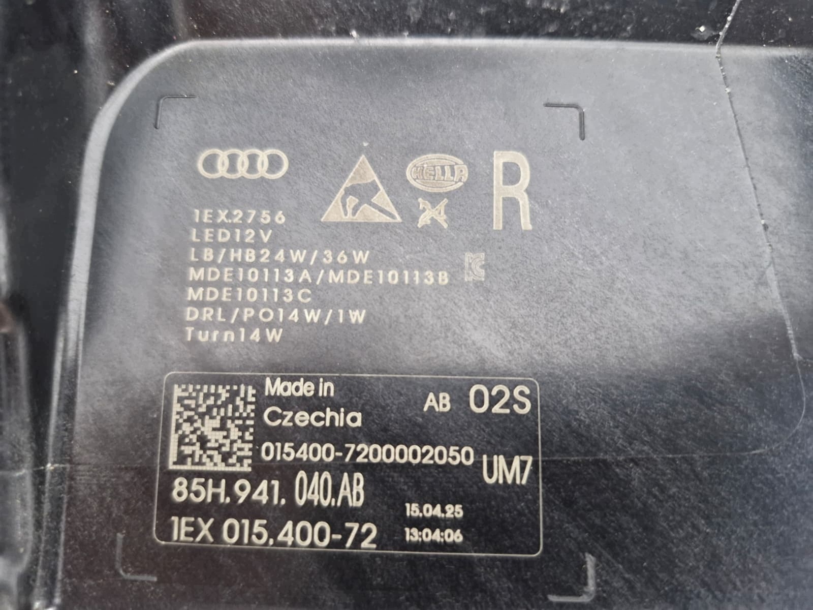 Licht rechts Audi Q6 E-Tron FULL LED