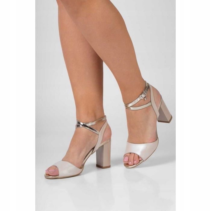 Sandály A Lodičky Na Podpatku Handmade Butdam 36