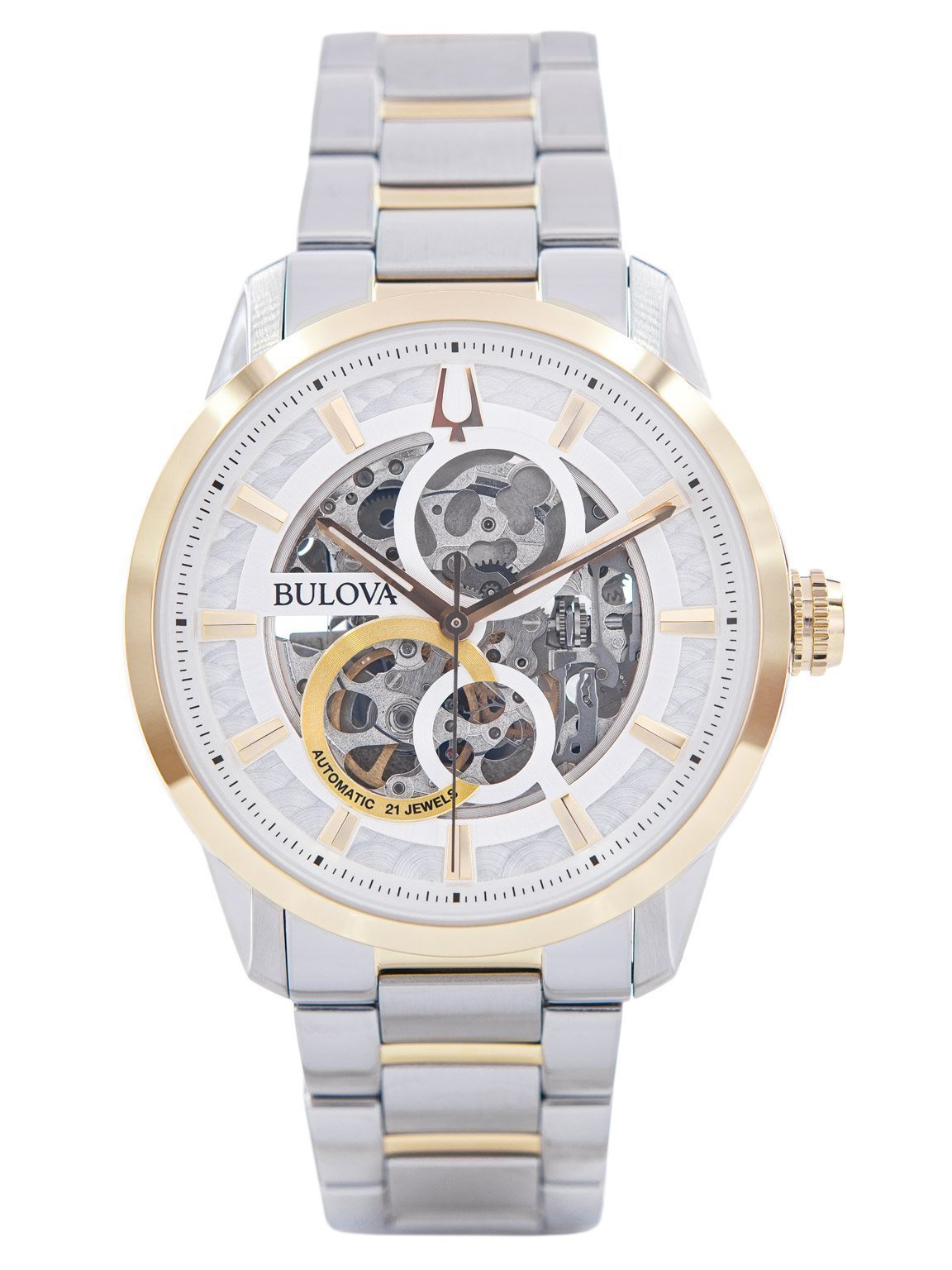 M SKI ZEGAREK BULOVA 98A214 SKELETON AUTOMATIC 13896818972