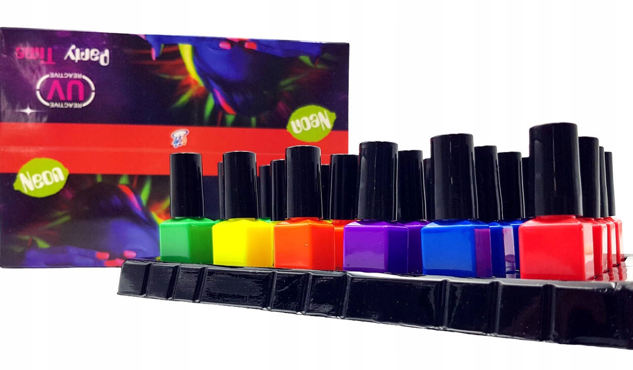 NEONOWE LAKIERY DO PAZNOKCI ŚWIECĄ W UV WODNE PEELABLE niebieski (CI42090) EAN (GTIN) 5906088533728