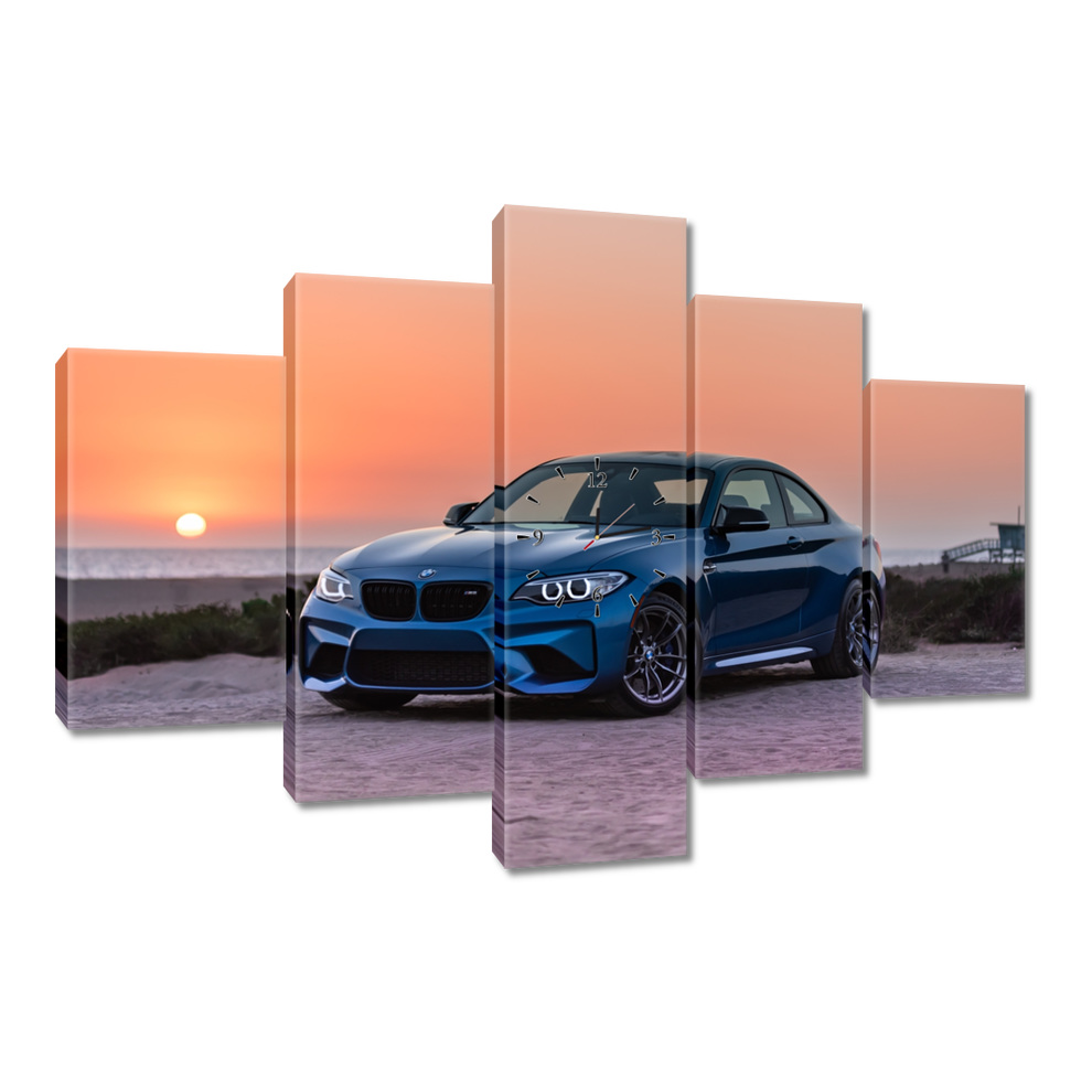 Nástenné hodiny 150x105 Auto Bmw