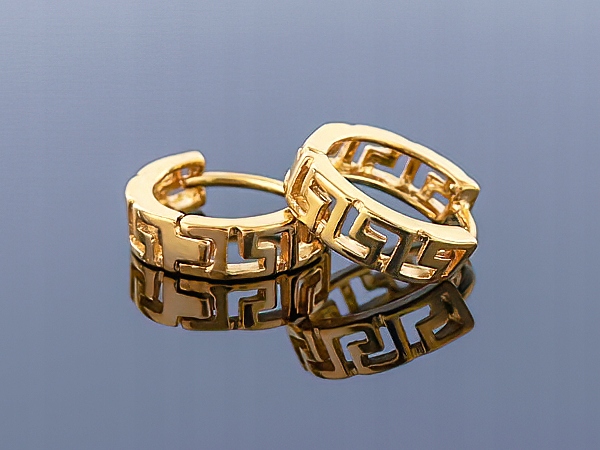 

Eleganckie złote kolczyki 14k ! Jakość !