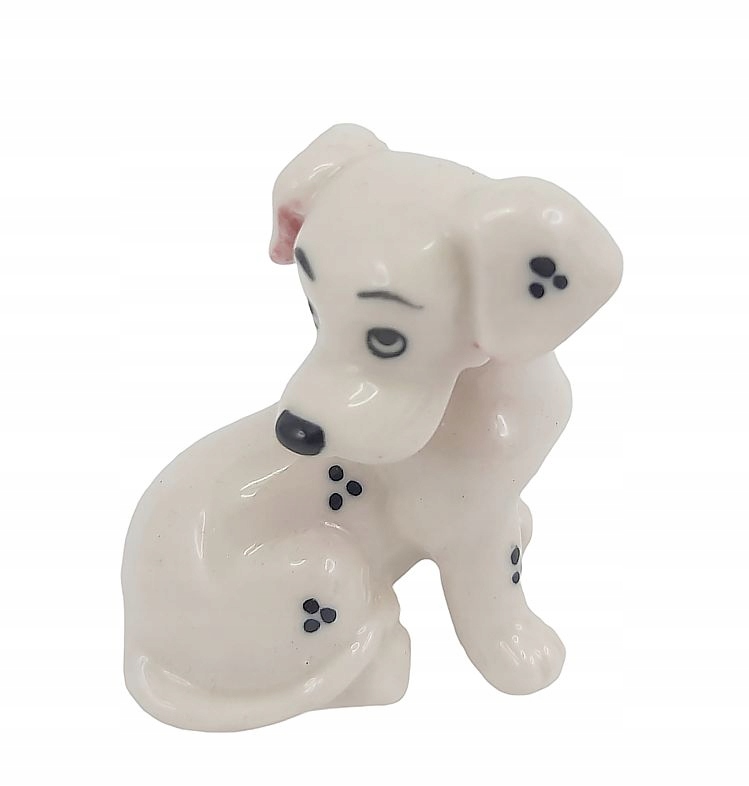 

Mała Porcelanowa Figurka/ Pies Dalmatyńczyk