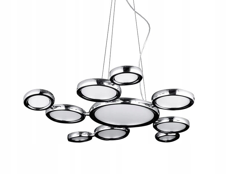 Nowoczesna lampa wisząca Led 106W do salonu, kolor chrom Azzardo
