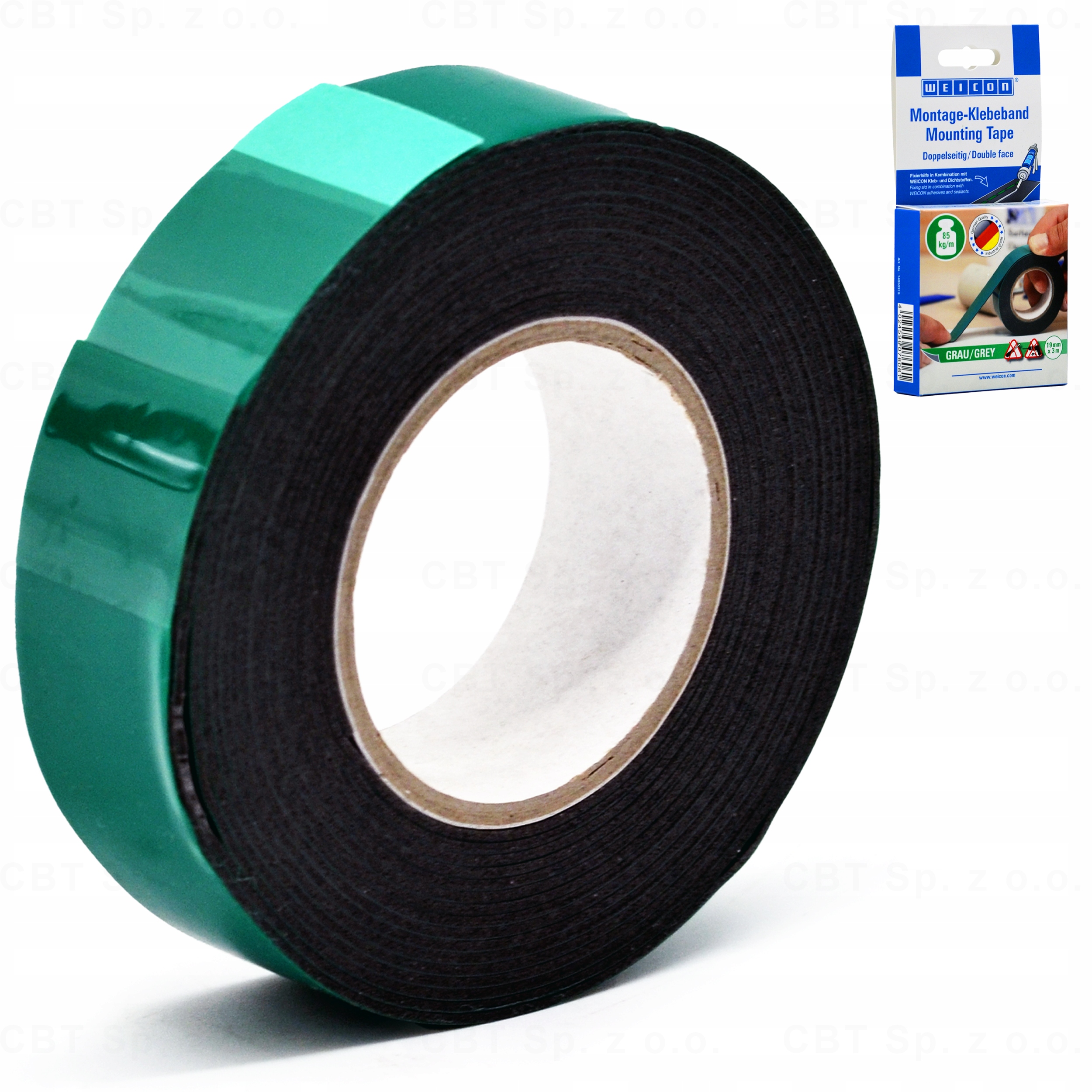 

Taśma Montażowa Szara 3mX19mm Mounting Tape Weicon