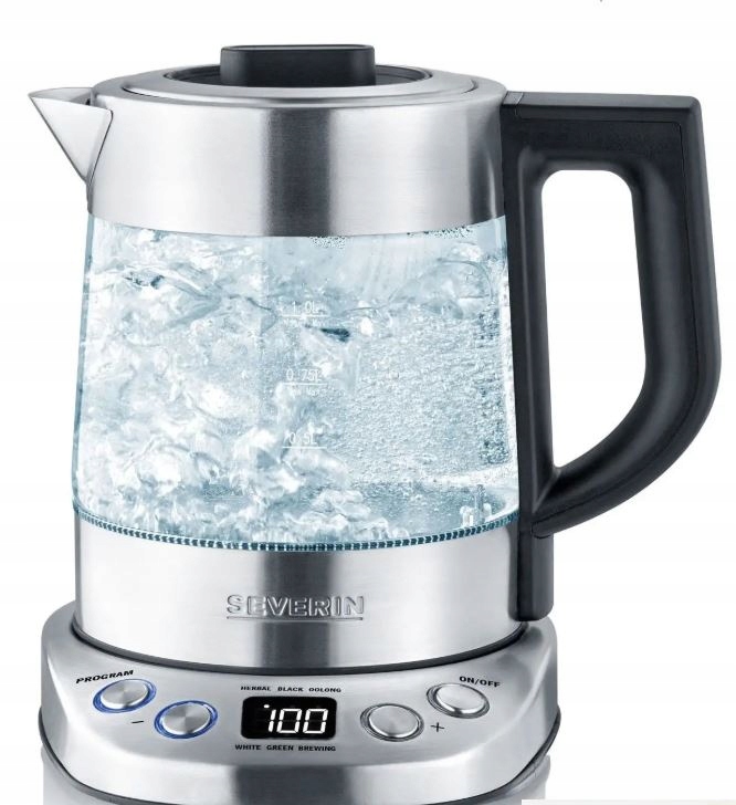 Severin Wk 3473 Konvice na čaj s 5 programy a regulací, 2200 W, 1 l