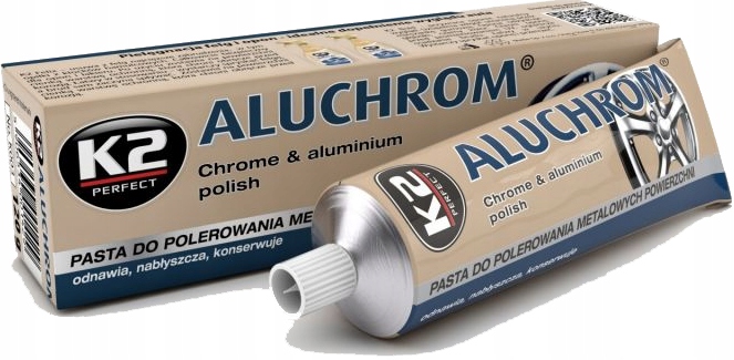 K2 ALUCHROM Pasta do chromu i metali 120g K003 Waga produktu z opakowaniem jednostkowym 0.2 kg