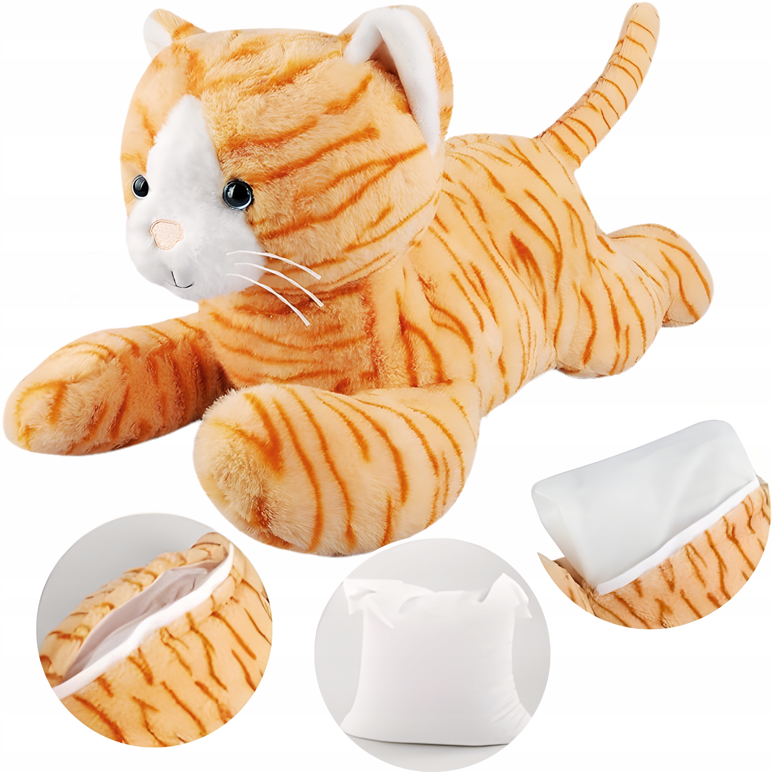 Pluszak Obciążeniowy Duży XXL Zabawka Adhd Kot Worek 1,49kg