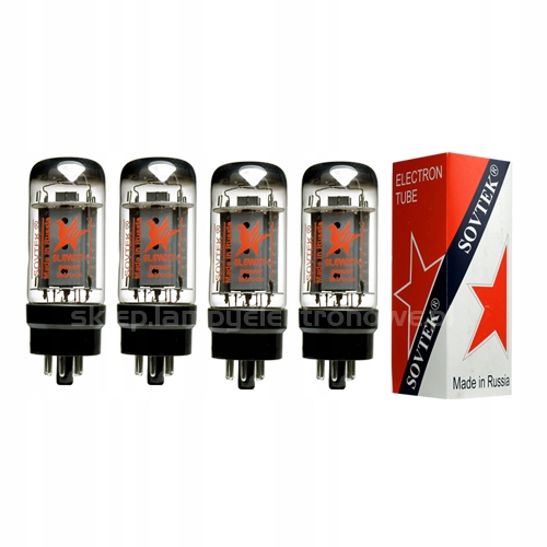Elektrónová lampa 6L6WXT+ Sovtek 4 ks vybraná štvorcová