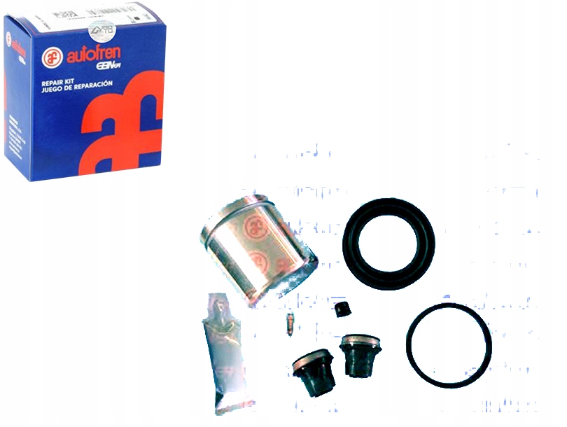 ZESTAW NAPRAWCZY ZACISKU FIAT PRZÓD CC Z TŁOCZKIEM