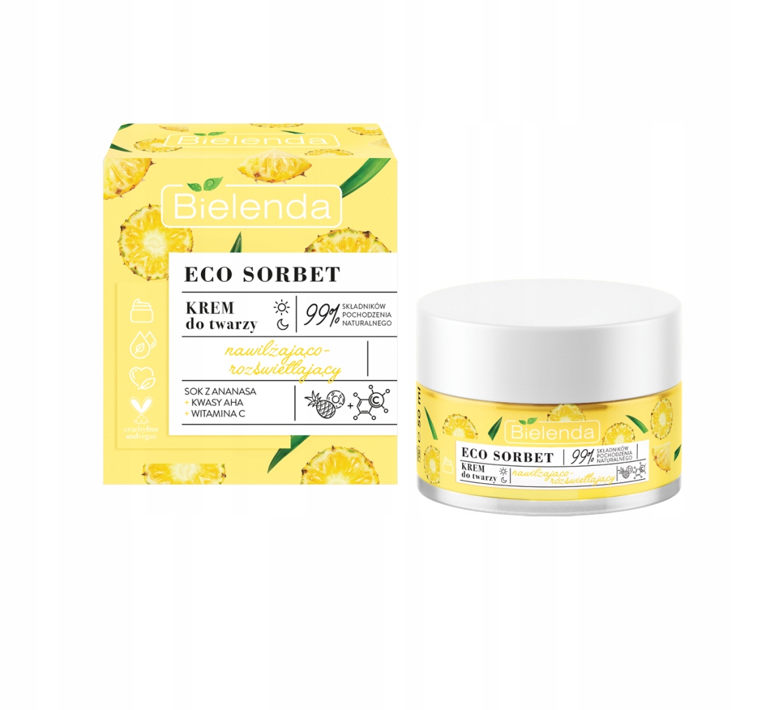 BIELENDA ECO SORBET ANANAS KREM DO TWARZY 50 ML