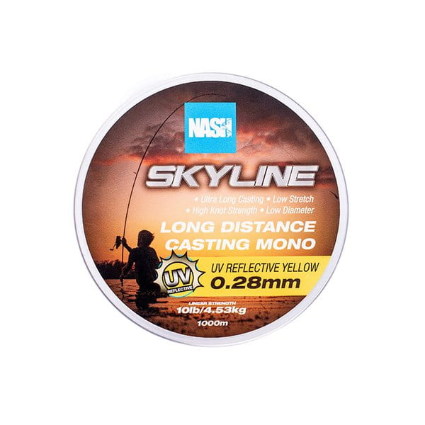 Vlasec Nash Skyline Mono Uv Yellow 12lb 0,30 mm 1000 m