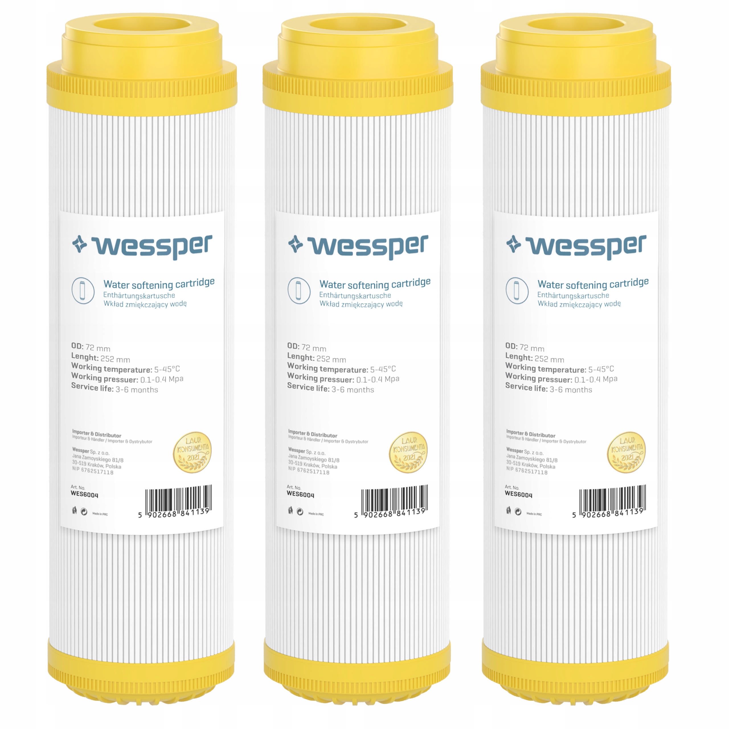 

Filtr Przepływowy Wody Żywiczny Zmiękczający 3X